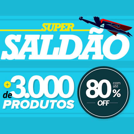 Super Saldão com até 80% de desconto na Centauro