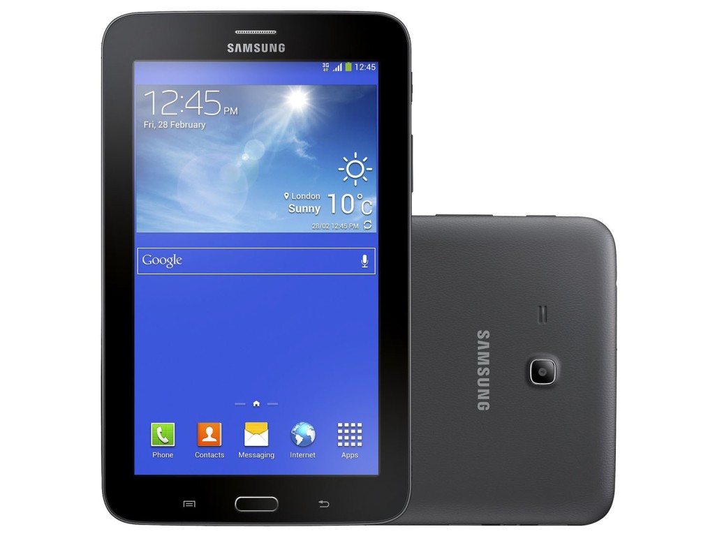 Relâmpago: Tablet Samsung Galaxy 3G por R$ 499 no Magazine Luiza