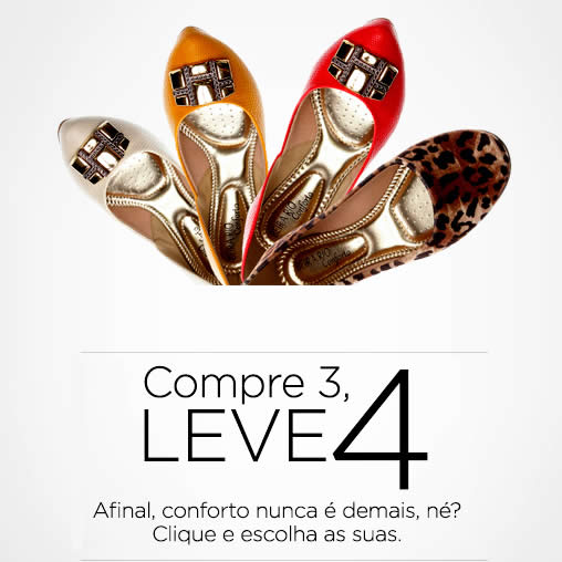 Compre 3 e Leve 4 na Zattini