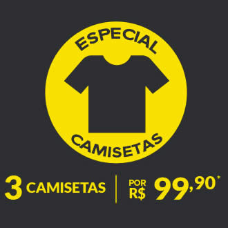 Promoção: 3 camisetas por R$ 99,90 na Dafiti Sports