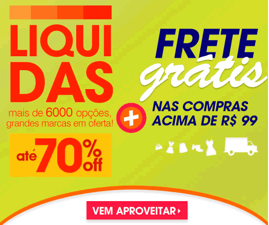 Posthaus: Liquidas com até 70% + frete grátis acima de R$ 99