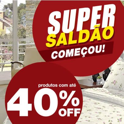 Ecolchao: Super Saldão com até 40% de desconto + cupom de 7%