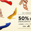 Zattini: 24h de calçados femininos com 50% de desconto