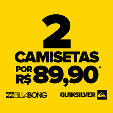 Dafiti Sports: 2 camisetas por R$ 89,90