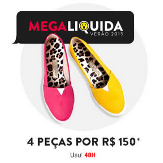 4 peças por R$ 150 na Dafiti
