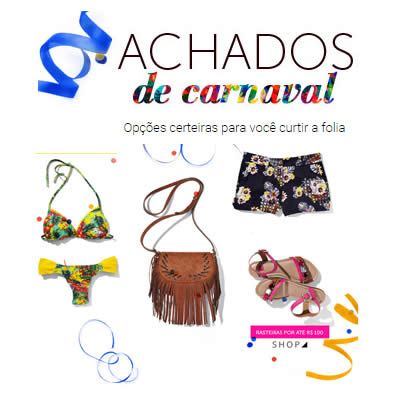 Achados de Carnaval Dafiti