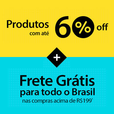 Walmart: Produtos c/até 60% de desconto + frete grátis*