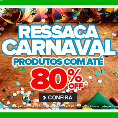 Ressaca de Carnaval Dafiti Sports c/até 80% de desconto