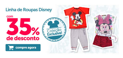 Ri Happy: Roupinhas DIsney com até 35% de desconto