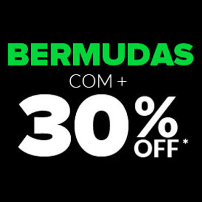 Cupom de desconto de 30% em bermudas na Dafiti Sports