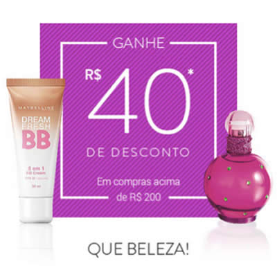 R$ 40 de desconto acima de R$ 200 na Dafiti