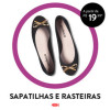 Sapatilhas e rasteiras a partir de R$ 19,99 na Dafiti