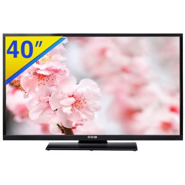 TV LED 40 CCE Full HD com Conversor Digital Integrado, Tela Widescreen, Sistema Anti Reflexo, Função Gravar, Conexão HDMI e USB - LV40G