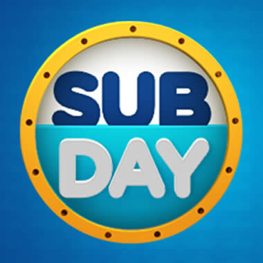 Começou o SubDay Submarino! Até 60% de desconto