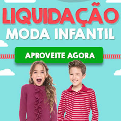 Liquidação de moda infantil na Posthaus