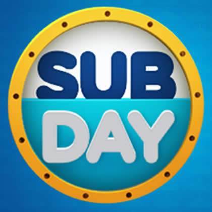 Começou o SubDay c/até 60% de desconto no Submarino