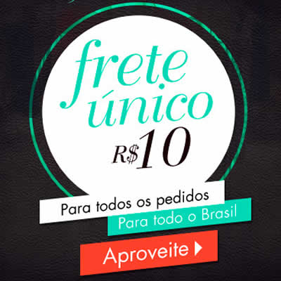 Frete único a R$ 10 na Posthaus