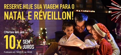 Ofertas de viagens para o Natal e Ano Novo