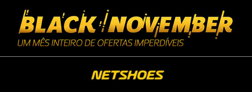 Black November Netshoes + de 1 milhão de ofertas imperdíveis
