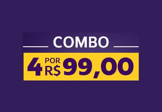 Combo Netshoes: Leve 4 itens por R$ 99