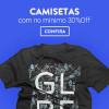 Camisetas a partir de 30% de desconto na Dafiti Sports