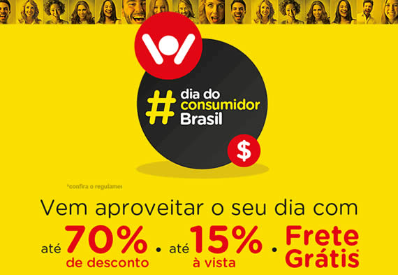 Dia do Consumidor Magazine Luiza - Até 70% off + 15% off à vista