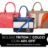 Bolsas com 40% de desconto na Dafiti