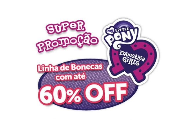 Bonecas My Little Pony c/até 60% de desconto na Ri Happy