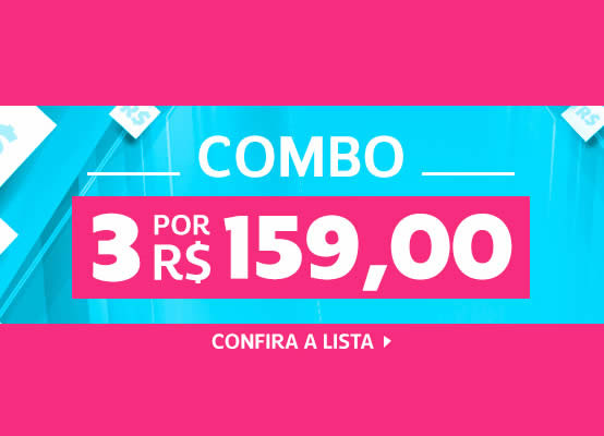 Combo Netshoes: 3 produtos por R$ 159