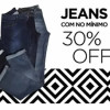 Calças Jeans com 30% de desconto na Zattini