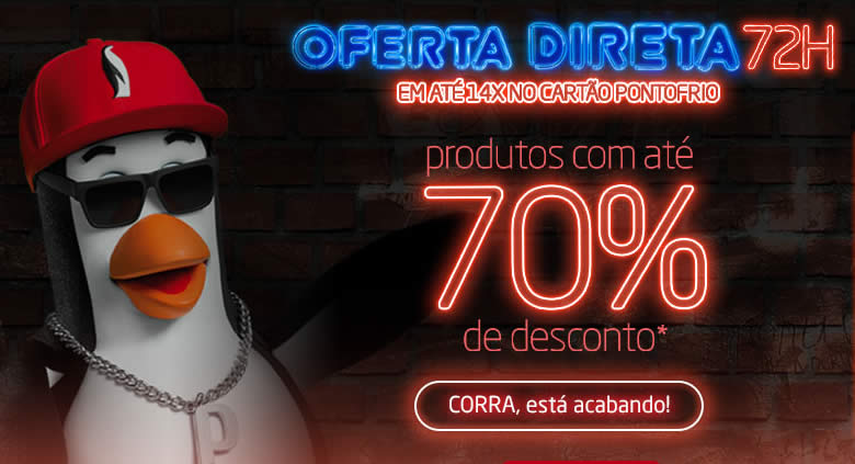 Oferta Direta Pontofrio - Até 70% de desconto