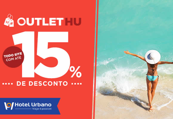 Outlet Hotel Urbano: Ganhe até 15% de desconto em sua viagem