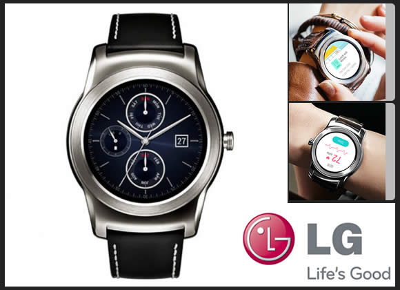 Smartwatch LG Watch Urbane LGW150 com 15% off no boleto na Cissa Magazine