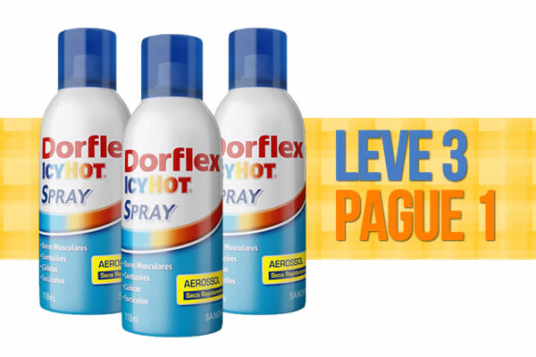 Dorflex Icy Hot - Leve 3 e Pague 1 na Drogaria Onofre