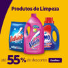 Produtos de Limpeza c/até 55% de desconto no Extra