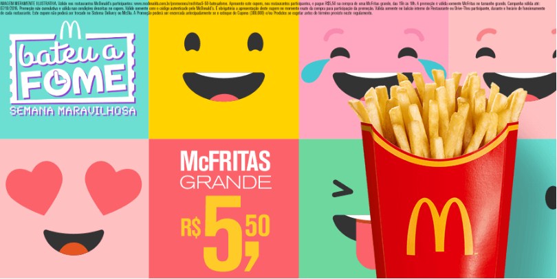 McFritas Grande por R$5,50* no McDonald's