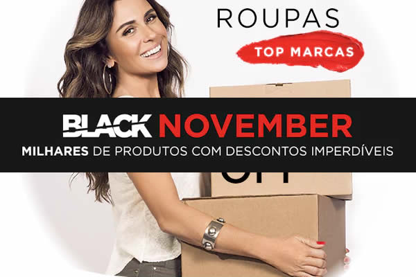 Black November Zattini com milhares de promoções