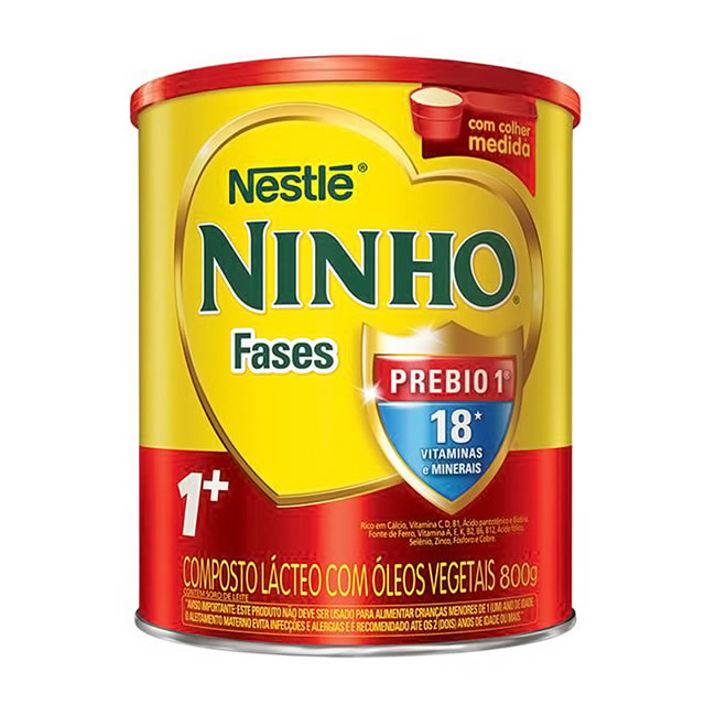 Leite Ninho Fases 1+ 800g em promoção na Drogaria São Paulo