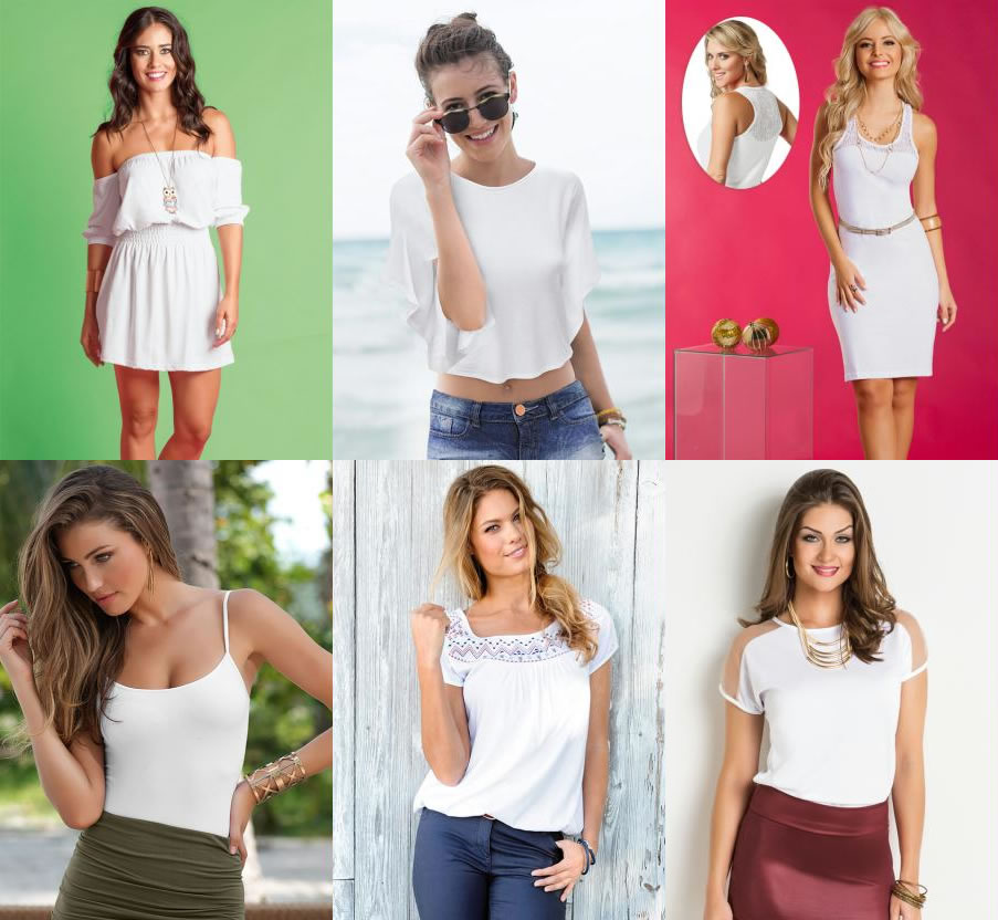 Roupas Brancas a partir de R$19,90 na Posthaus