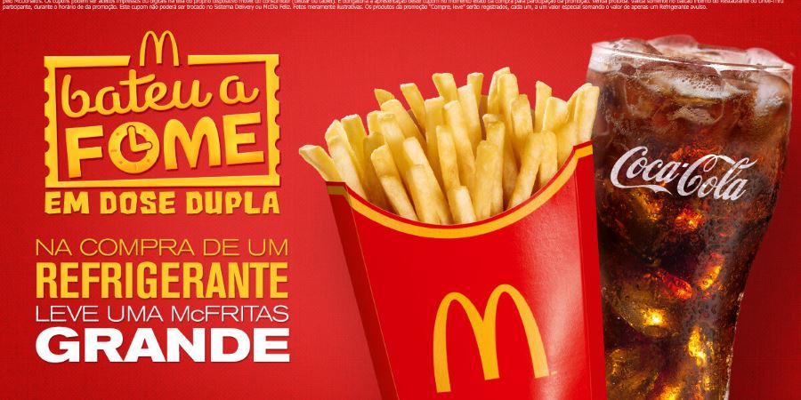 Compre Refrigerante e ganhe McFritas Grande