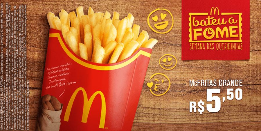 McFritas Grande por R$ 5,50