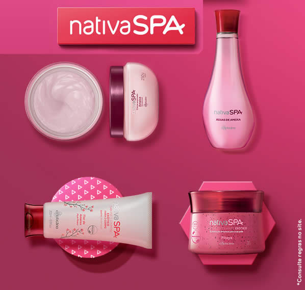 Nativa SPA com até 40% de desconto em O Boticário