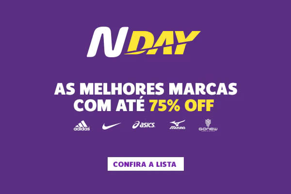 NDAY: As melhores marcas c/até 75% de desconto na Netshoes