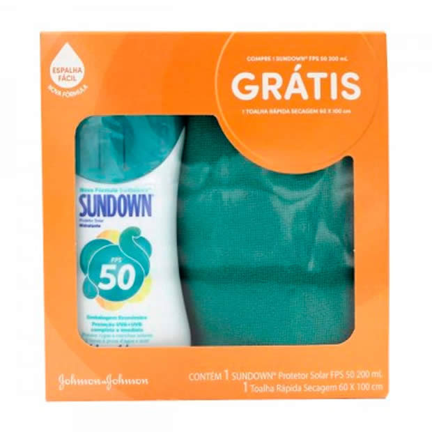 Protetor Solar Sundown c/até 20% de desconto na Drogaria Onofre