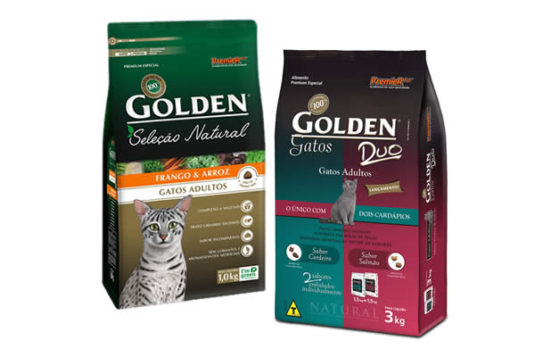 Ração para gatos Golden em oferta na Petz