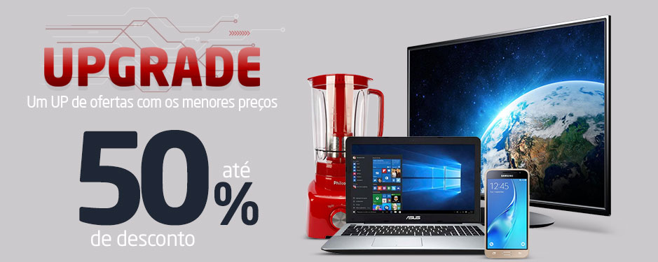 Upgrade Pontofrio: Ofertas c/até 50% de desconto