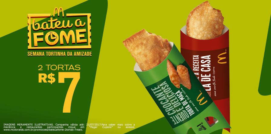 2 Tortinhas por R$ 7 no McDonald's