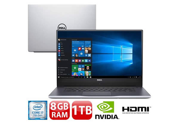 Notebook Dell Inspiron I15-7560-A20S em até 12x sem juros no Pontofrio