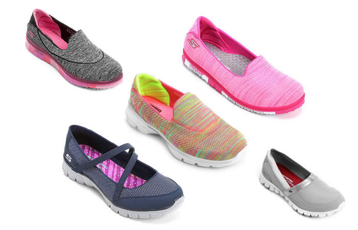 Sapatilhas Skechers Femininas c/até 40% de desconto na Netshoes
